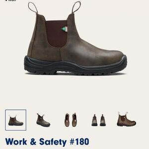 Blundstone Work Boots - Waxy Rustic Brown